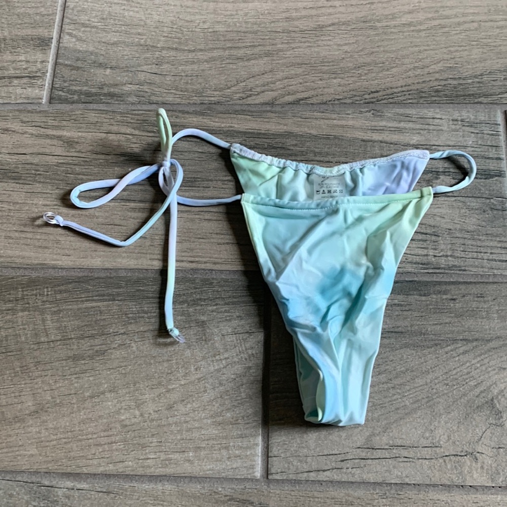 Heart of sun tie dye bikini bottom
